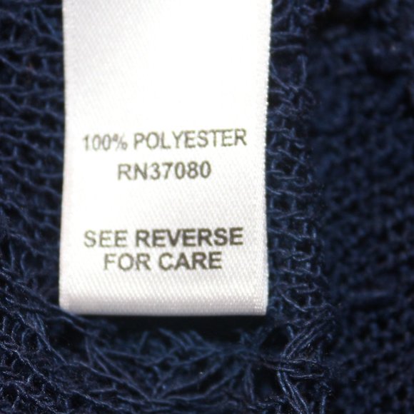 Cato 18W 20W Navy Sheer Top EUC - Picture 6 of 6